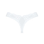 A different perspective on the Heavenlly white floral lace and mesh thong