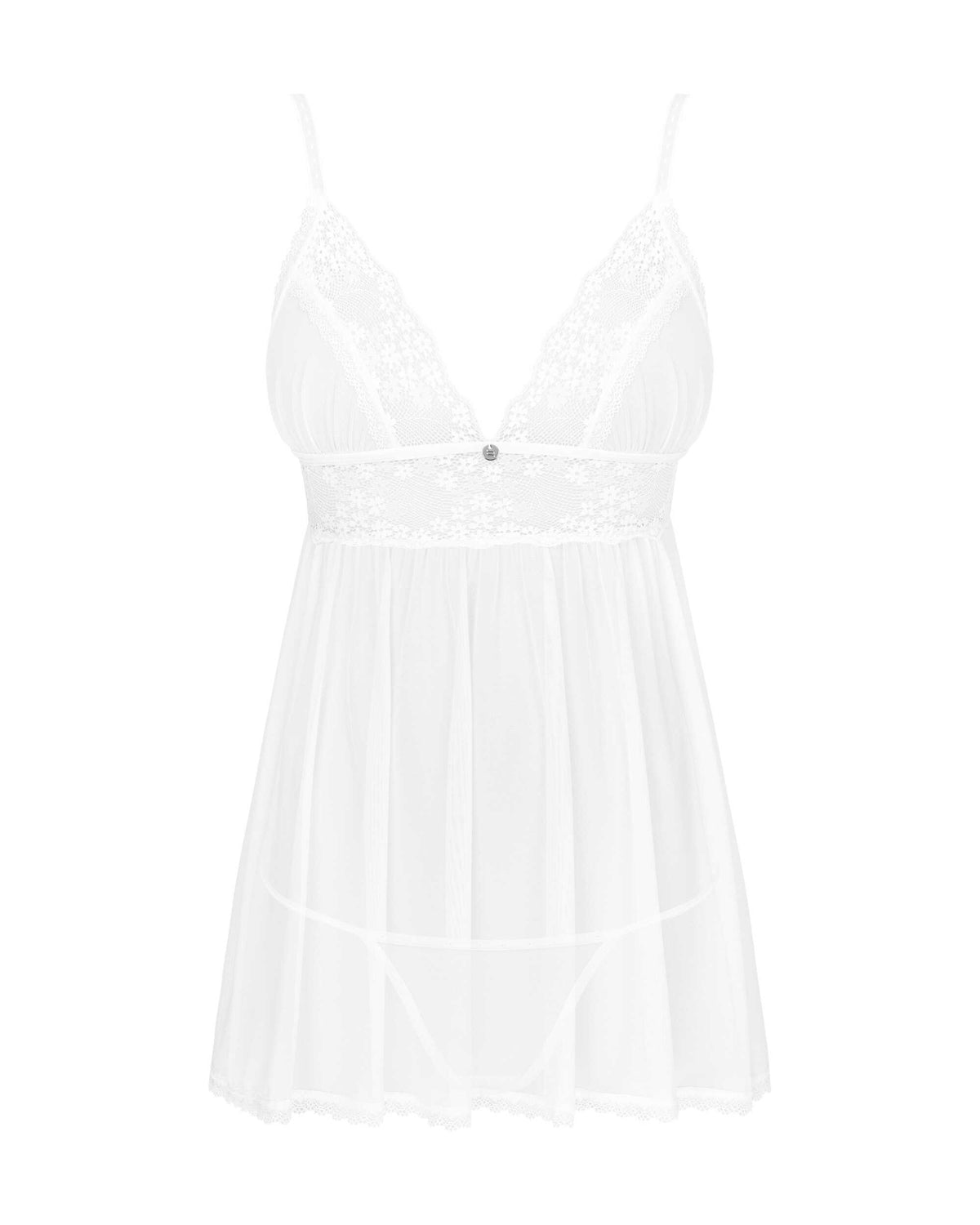 A further look at the Heavenlly white floral lace babydoll
