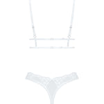One more view of the Heavenlly white lace bra and thong set