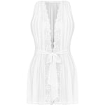 One more view of the Heavenlly white mesh peignoir