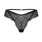 One more view of the Iliosa black Brazilian lace panties