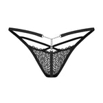 A further look at the Iliosa black lace thong