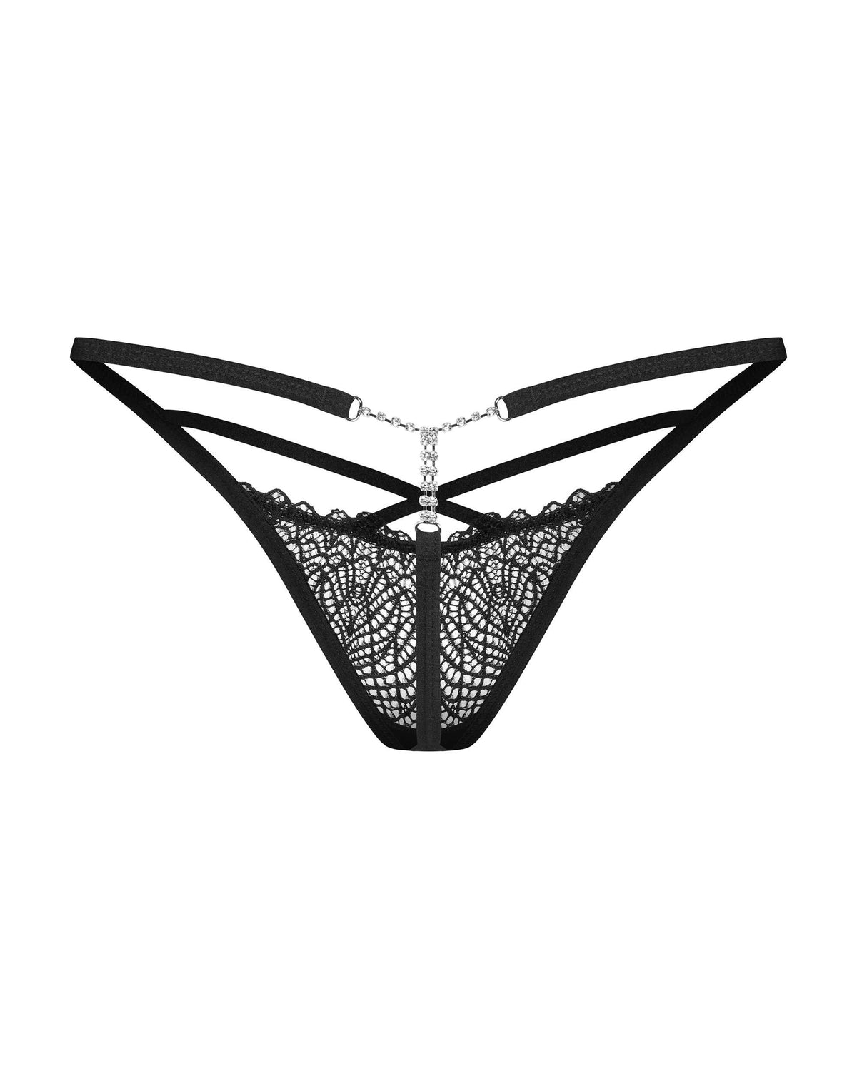 A further look at the Iliosa black lace thong