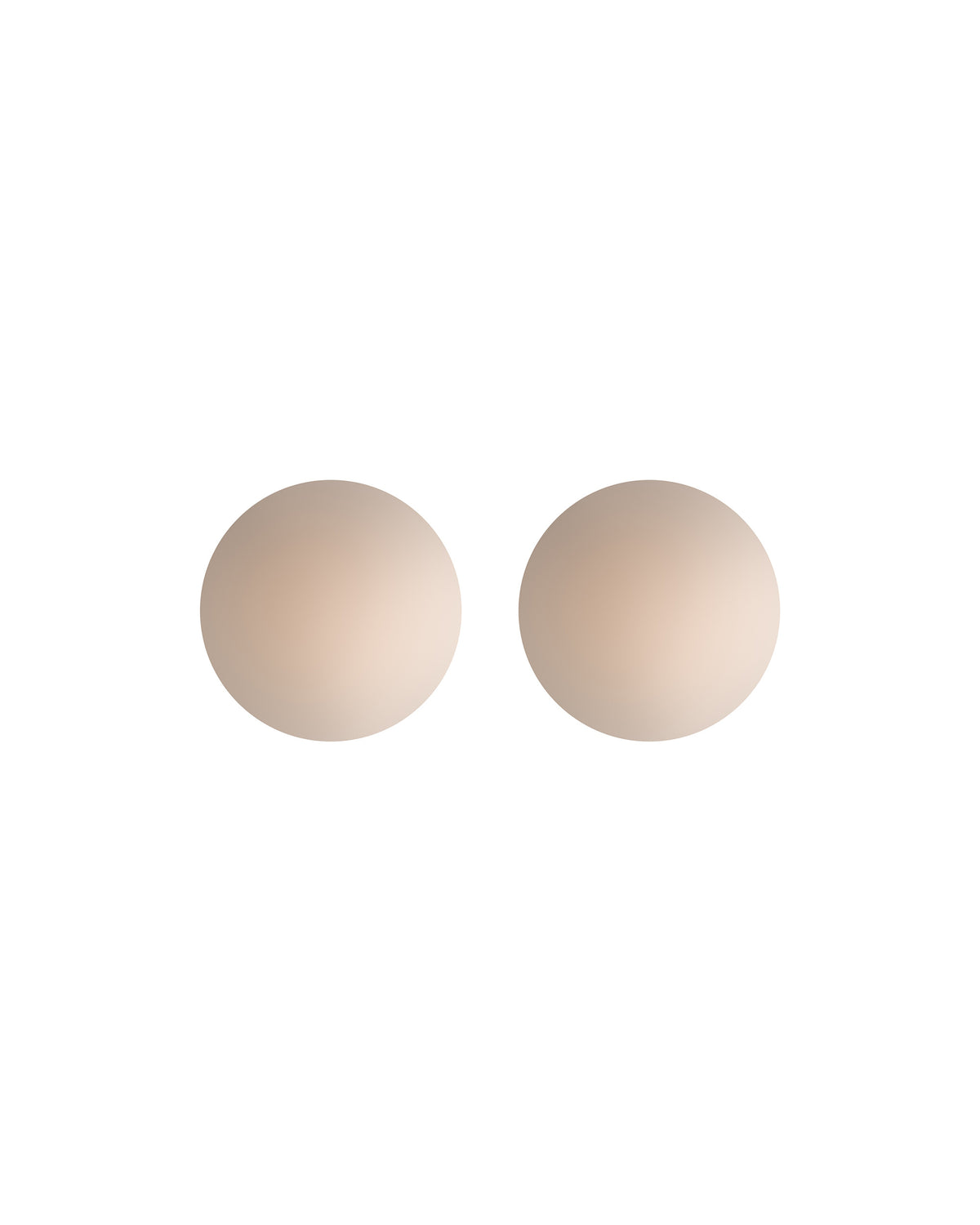 An alternate view of the Intimies nude silicone nipple covers, with a self-adhesive seamless finish