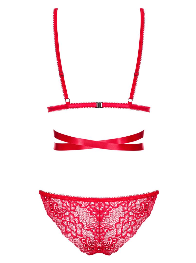 A further look at the Lovlea red bra and panties set