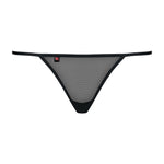 A further look at the Luiza black embroidered thong