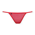 A further look at the Luiza red embroidered thong