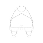 The Lustique white harness bra, seen from a different angle