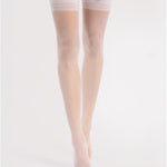 Alternate view of the Marlena white stockings