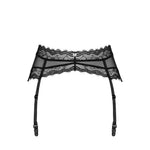 One more view of the Medilla black lace garter belt
