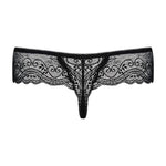 A further look at the Miamor black lace thong