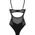 The Milladis black mesh teddy, seen from a different angle