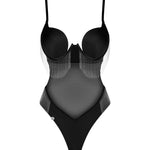 A further look at the Milladis black mesh teddy