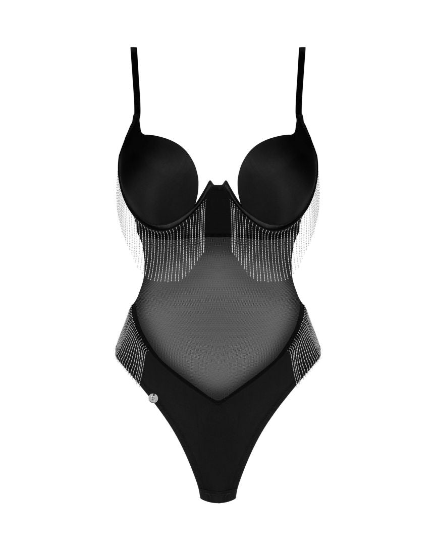A further look at the Milladis black mesh teddy