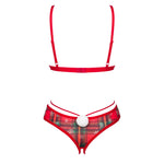 One more view of the Ms Merrilo red bra and panties set