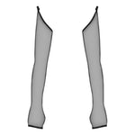 The Nesari black mesh gloves, seen from a different angle