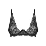 The Nutris black lace bra, shown in an alternate image