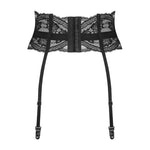 One more view of the Nutris black lace garter belt