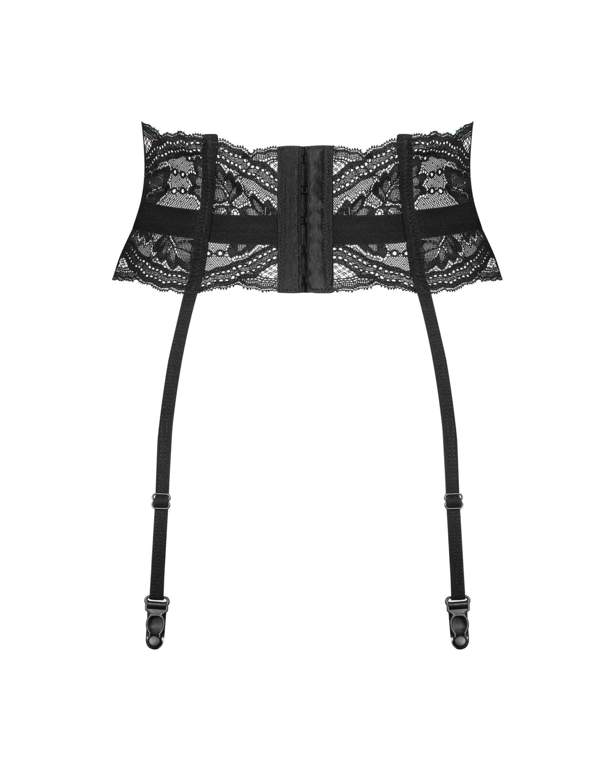 One more view of the Nutris black lace garter belt