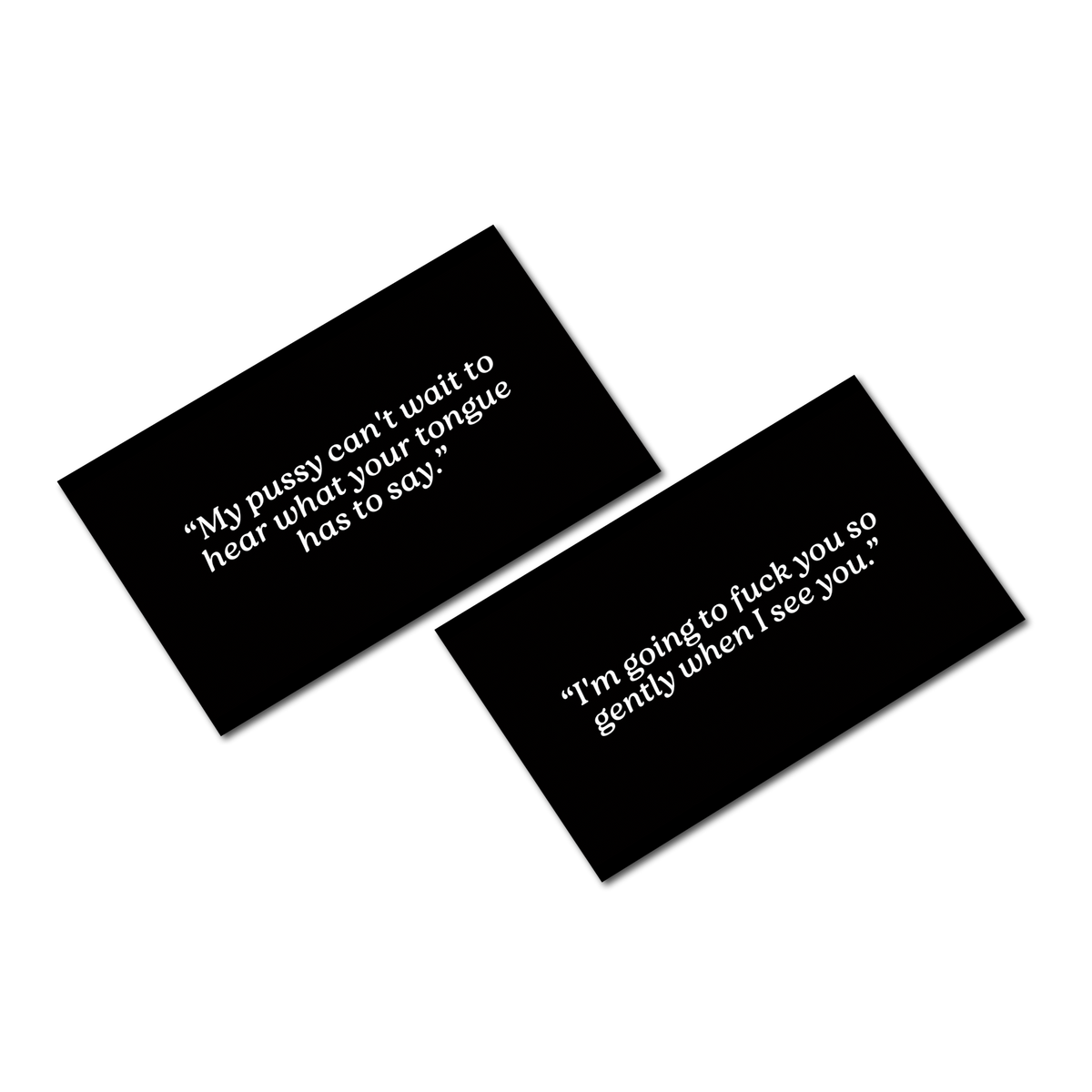 Dirty Talking and Sexting digital card deck with 69 provocative phrases by nympho life