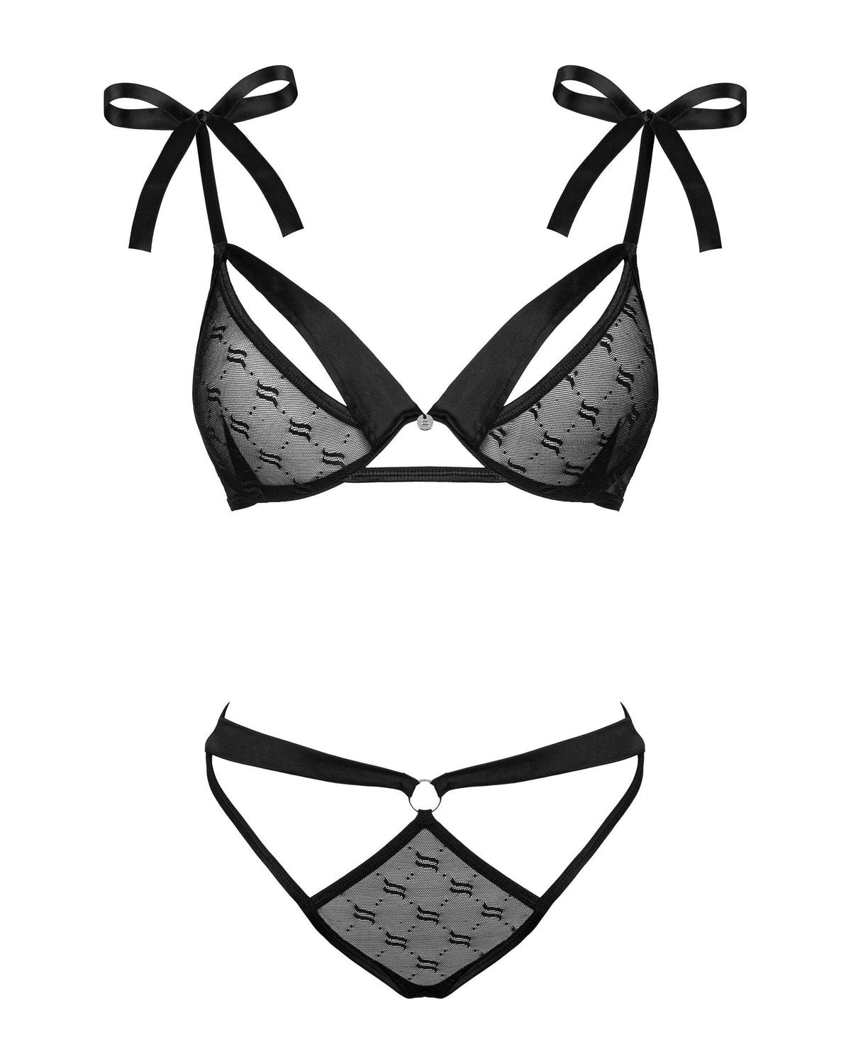 A further look at the Obsessivia black bra and panties set