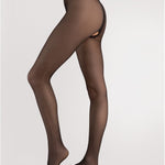 Alternate view of the Ouvert black 20 denier crotchless tights