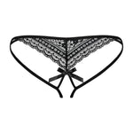 A further look at the Picantina black open string thong