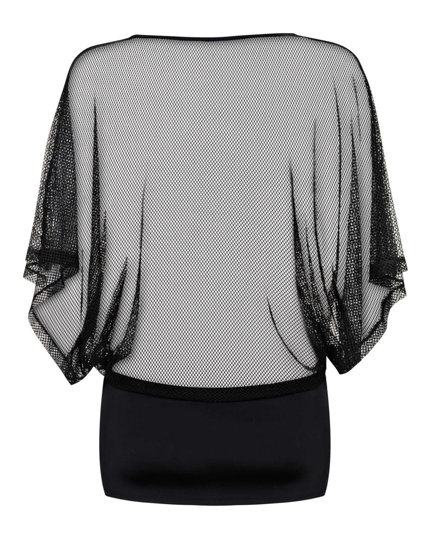 An additional view of the Punker black dress