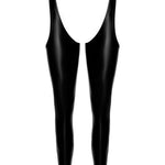 The Rebel black wetlook chaps, seen from a different angle