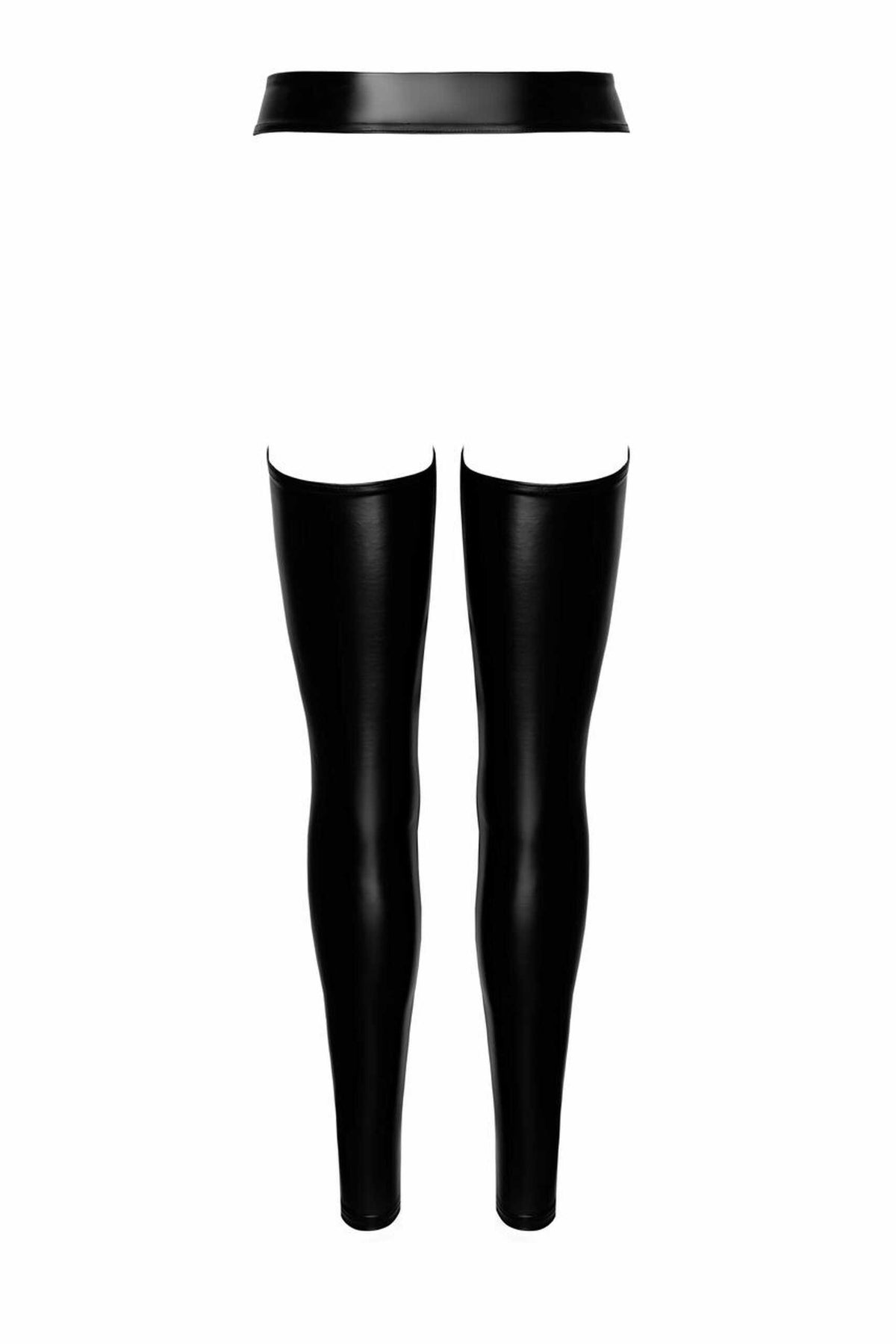 One more view of the Rebel black wetlook chaps