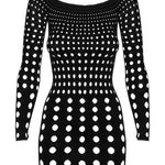 The Rocker black sexy dress, seen from a different angle