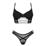 A further look at the Roxelia black crotchless mesh set