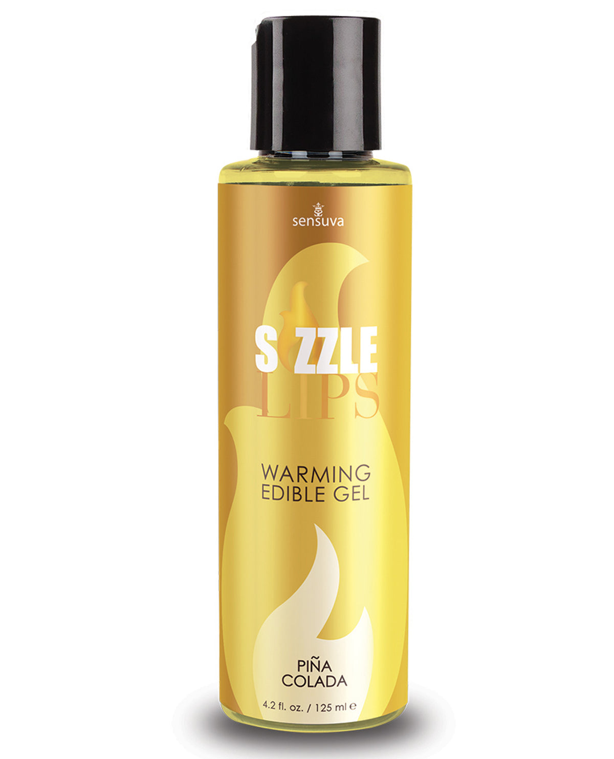 Sizzle Lips pina colada edible warming gel by Sensuva