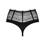 The Sharlotte black high-waist panties, shown in an alternate image
