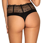The Sharlotte black high-waist panties seen from another angle