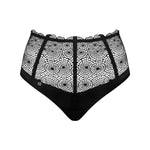One more view of the Sharlotte black high-waist panties