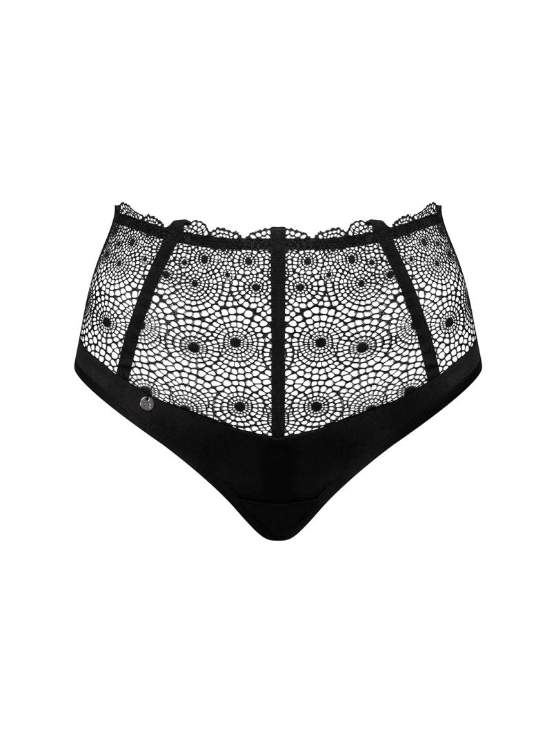One more view of the Sharlotte black high-waist panties