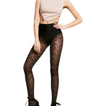 Another angle of the Sincere black 40 denier tights