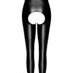 A further look at the Taboo black open wetlook leggings