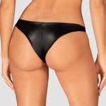 A further look at the Viranes black glossy panties