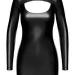 A further look at the Vixen black wetlook bodycon dress