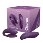 Chorus purple remote controlled couples vibrator with squeeze control by We-Vibe