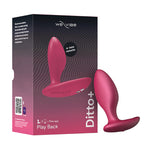 Ditto+ cosmic pink vibrating silicone anal plug with tapered head by We-Vibe
