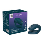 Sync O green C-shape couples vibrator with flexible inner arm by We-Vibe