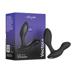 Vector+ charcoal black dual motor vibrating prostate massager by We-Vibe