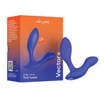 Vector+ royal blue dual motor vibrating prostate massager by We-Vibe