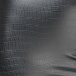 The Wild Crocodile black printed wetlook thong seen from another angle