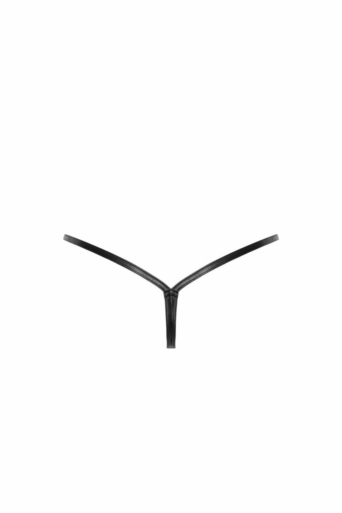 A further look at the Wild Crocodile black printed wetlook thong