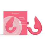 Blend vibrant rose rabbit vibrator with Pleasure Air and G-spot vibration by Womanizer