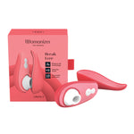 Liberty 2 vibrant rose travel Pleasure Air clitoral stimulator with hygienic cover case by Womanizer